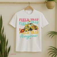 Field Trip Anyone Field Day Teacher T-Shirt thumb 2