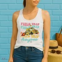 Field Trip Anyone Field Day Teacher Women's Tank Top thumb 2
