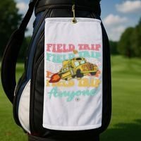 Field Trip Anyone Field Day Teacher Golf Towel thumb 2