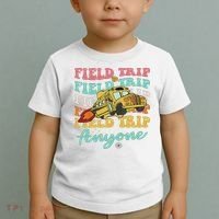 Field Trip Anyone Field Day Teacher Toddler T-Shirt thumb 2