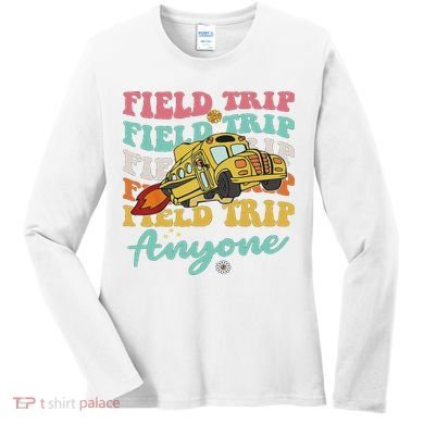 Field Trip Anyone Field Day Teacher Women's Long Sleeve Shirt