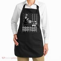 Fight Trump American Flag Rally Shooting Pennsylvania Apron thumb 2