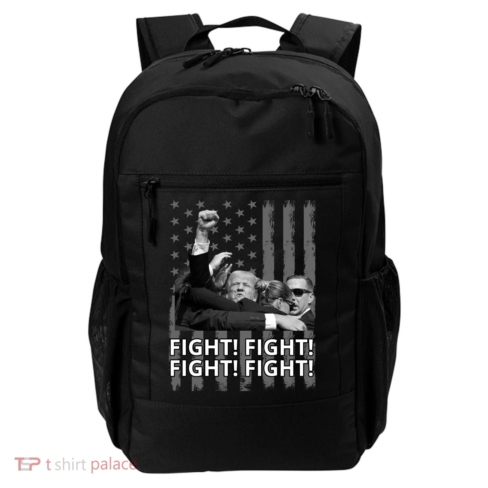 Fight Trump American Flag Rally Shooting Pennsylvania Backpack