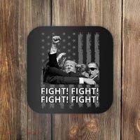 Fight Trump American Flag Rally Shooting Pennsylvania Coaster thumb 0