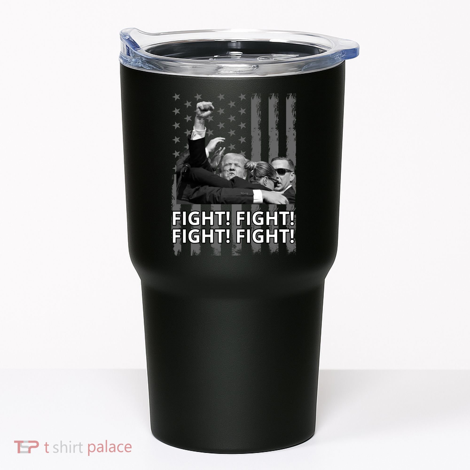 Fight Trump American Flag Rally Shooting Pennsylvania Tumbler