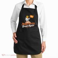 Funny Trump Astronaut Make Crypto Great To Moon Bitcoin Apron thumb 2