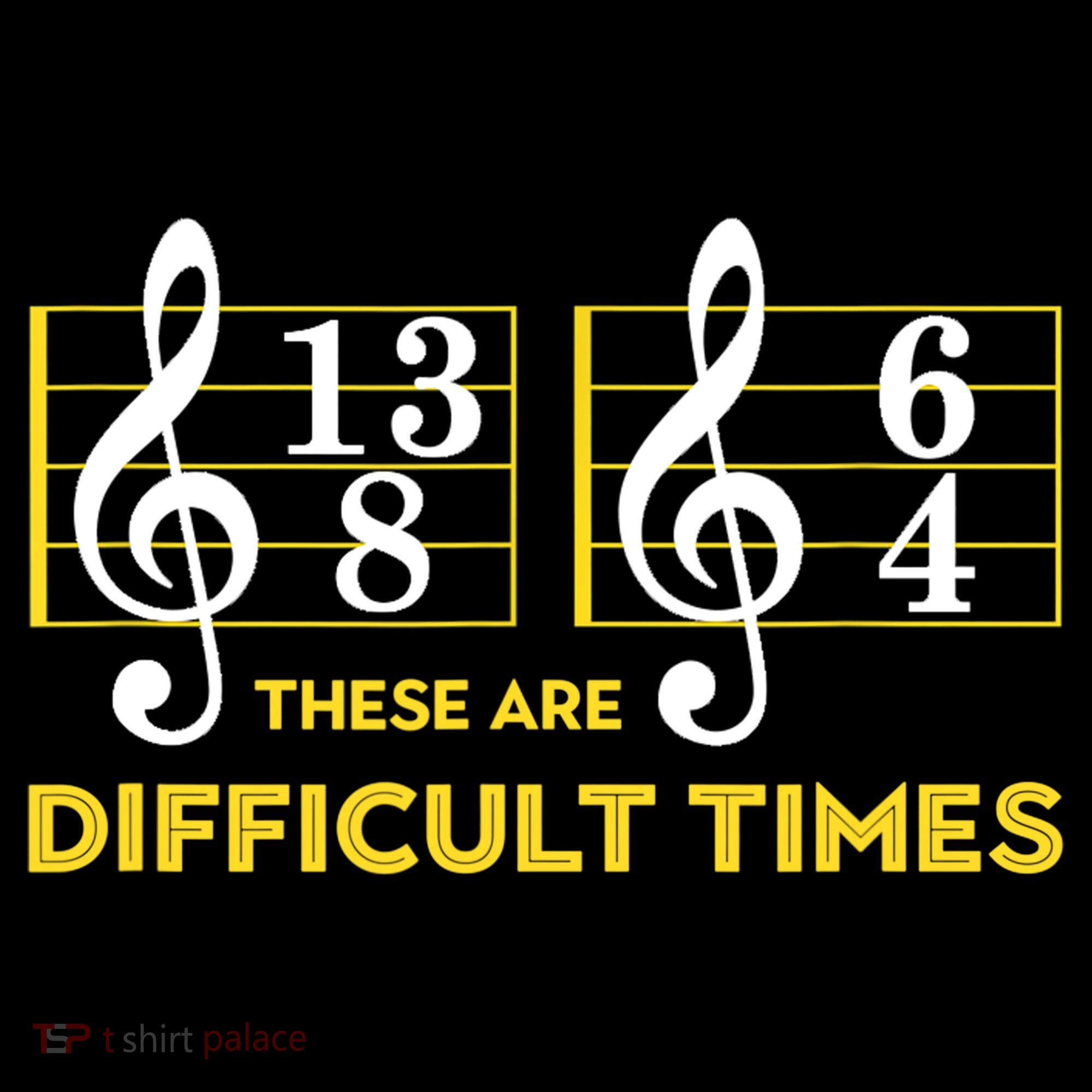 Funny These Are Difficult Times Gift Funny Music Lover Gift Women's Hoodie