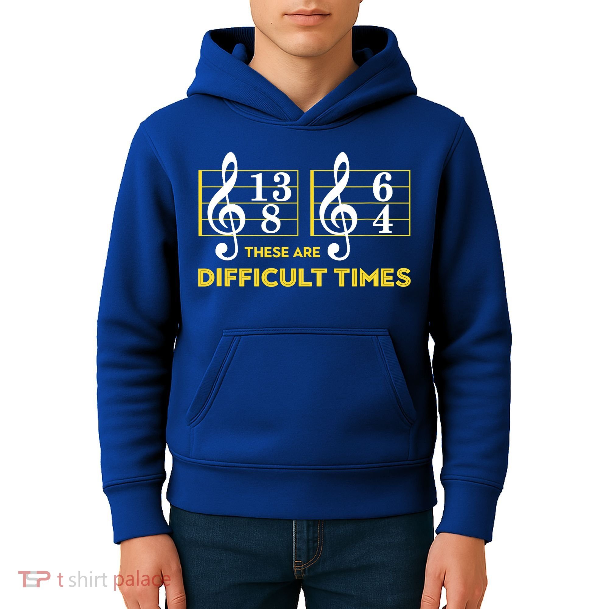 Funny These Are Difficult Times Gift Funny Music Lover Gift Kids Hoodie