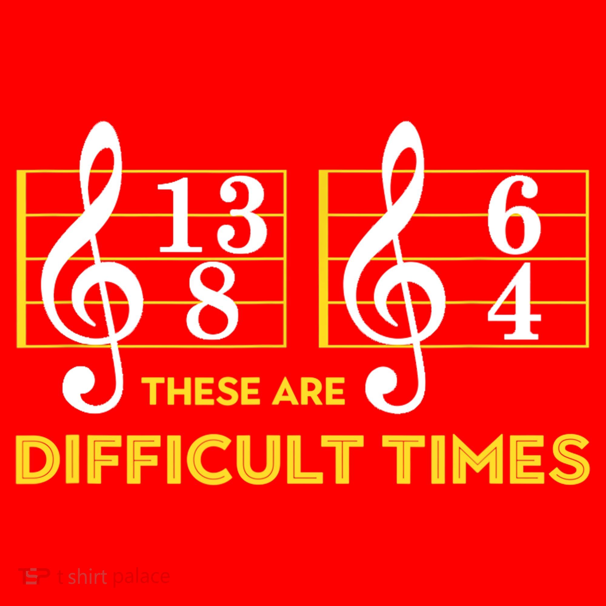 Funny These Are Difficult Times Gift Funny Music Lover Gift Santa Hat