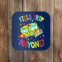 Field Trip Anyone Teacher Teaching School Bus Back To School Coaster thumb 0