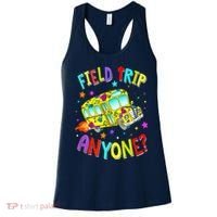Field Trip Anyone Teacher Teaching School Bus Back To School Women's Tank Top thumb 0