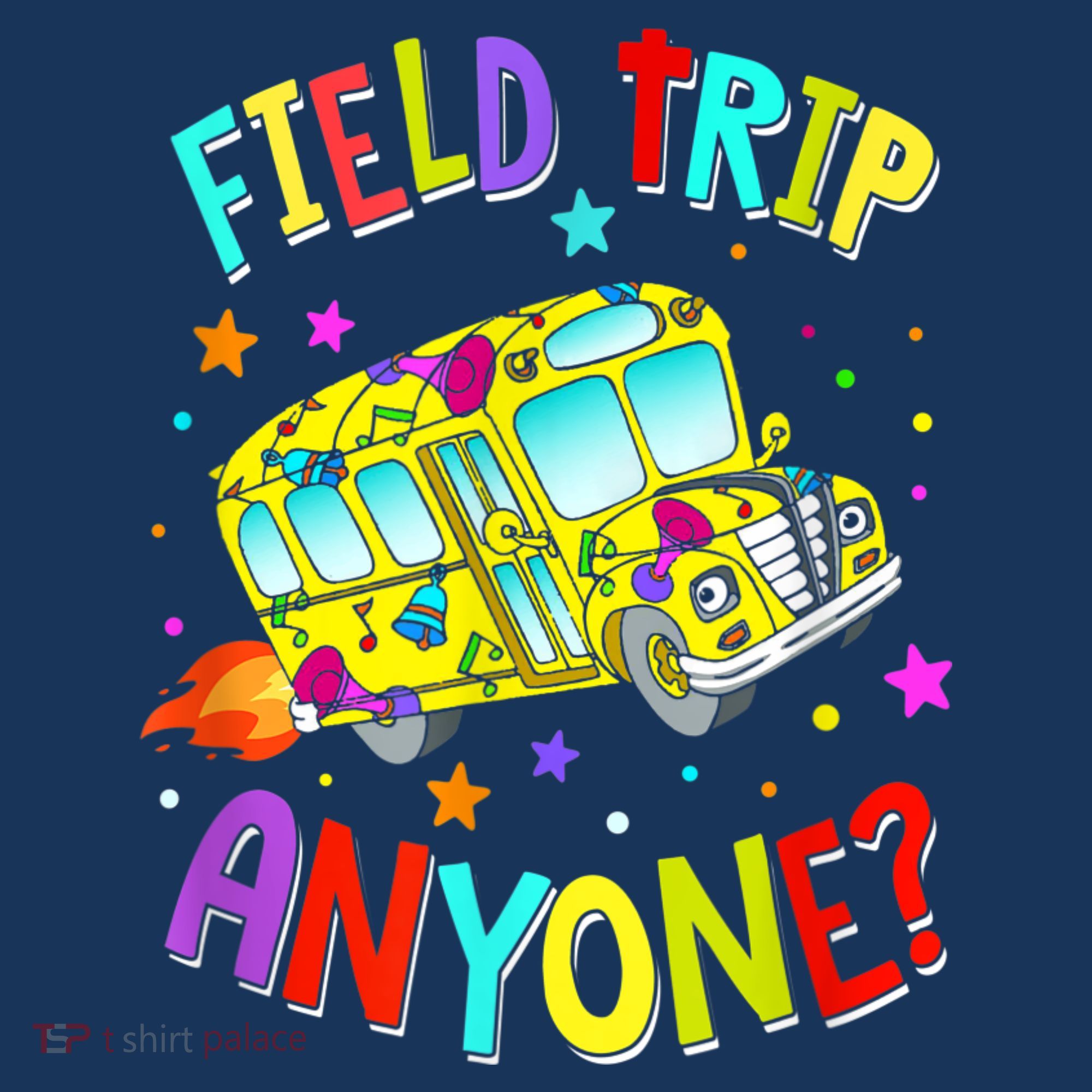 Field Trip Anyone Teacher Teaching School Bus Back To School Women's Tank Top