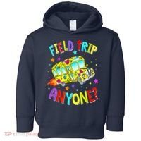Field Trip Anyone Teacher Teaching School Bus Back To School Toddler Hoodie thumb 0