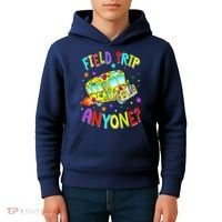 Field Trip Anyone Teacher Teaching School Bus Back To School Kids Hoodie thumb 4