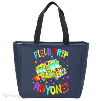 Field Trip Anyone Teacher Teaching School Bus Back To School Tote Bag