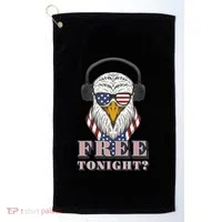 Free Tonight America Golf Towel thumb 0
