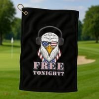 Free Tonight America Golf Towel thumb 1