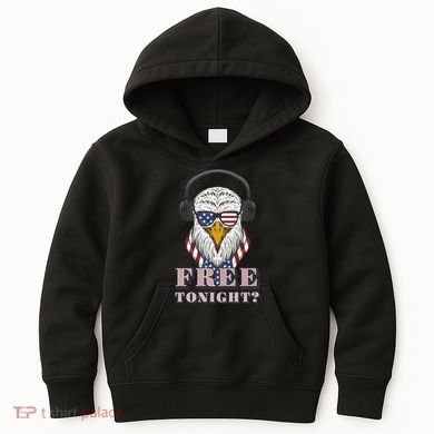 Free Tonight America Kids Hoodie