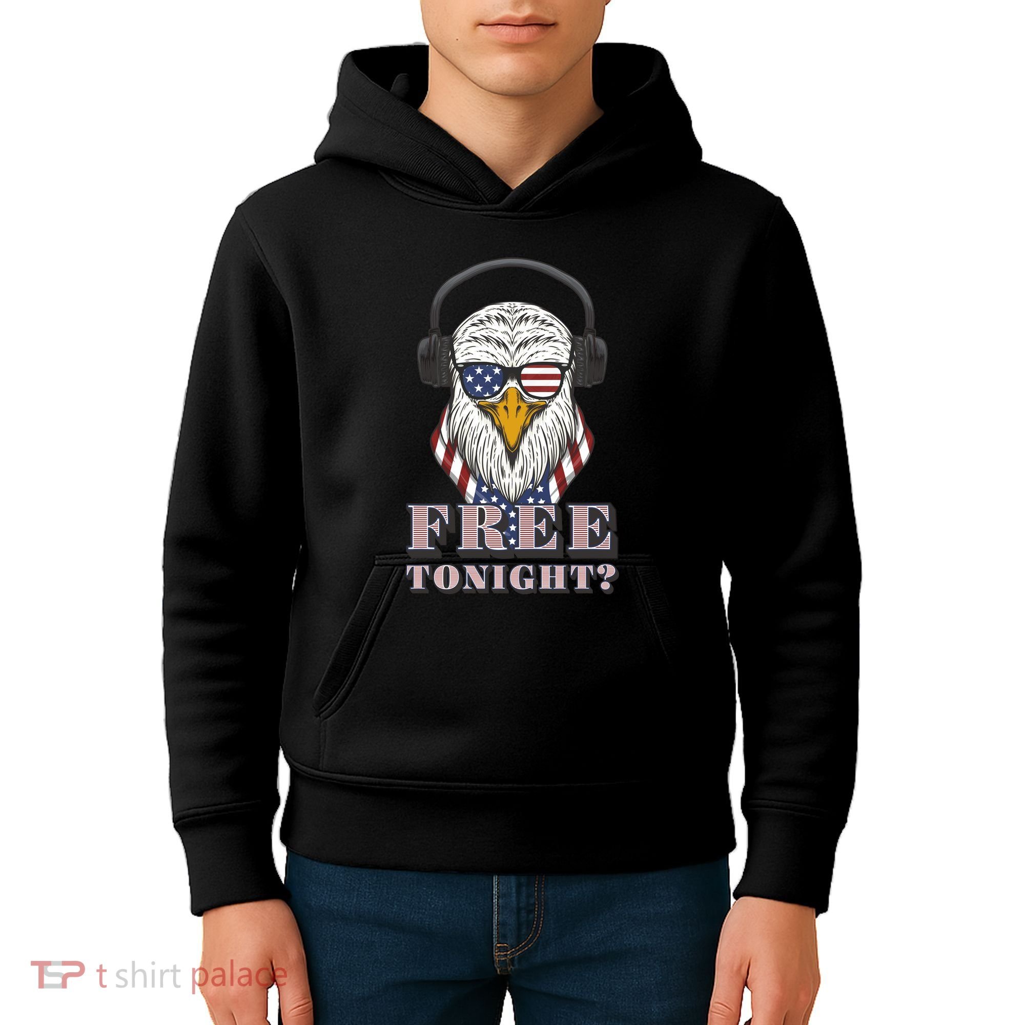 Free Tonight America Kids Hoodie