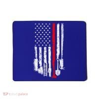 Firefighter Tools And Equipt Stripe American Flag Fire Gift Mousepad thumb 0