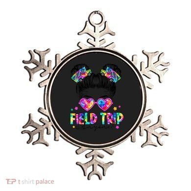 Field Trip Anyone Field Day Student Teacher Messy Bun Gift Ornament