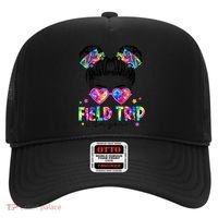 Field Trip Anyone Field Day Student Teacher Messy Bun Gift Hat thumb 0