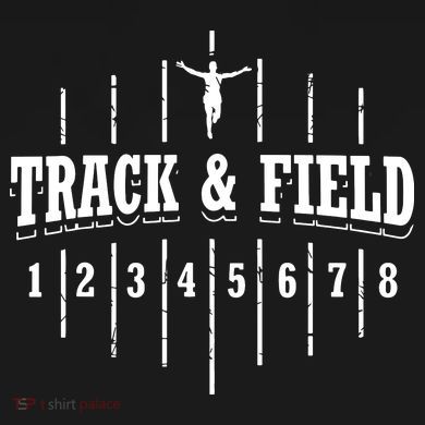 Funny Track And Field Design Runner Numbers Backpack