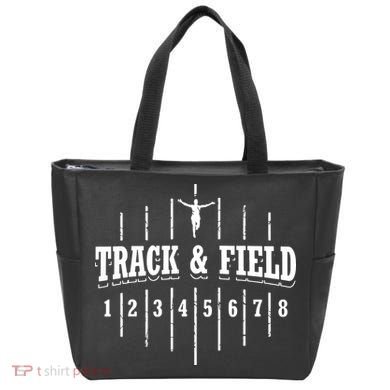 Funny Track And Field Design Runner Numbers Tote Bag