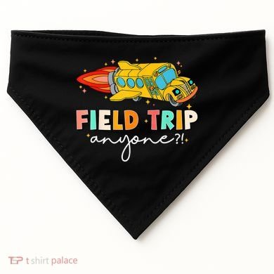 Field Trip Anyone Field Day Teachers USA-Made Doggie Bandana