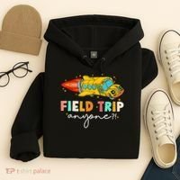 Field Trip Anyone Field Day Teachers Hoodie thumb 4