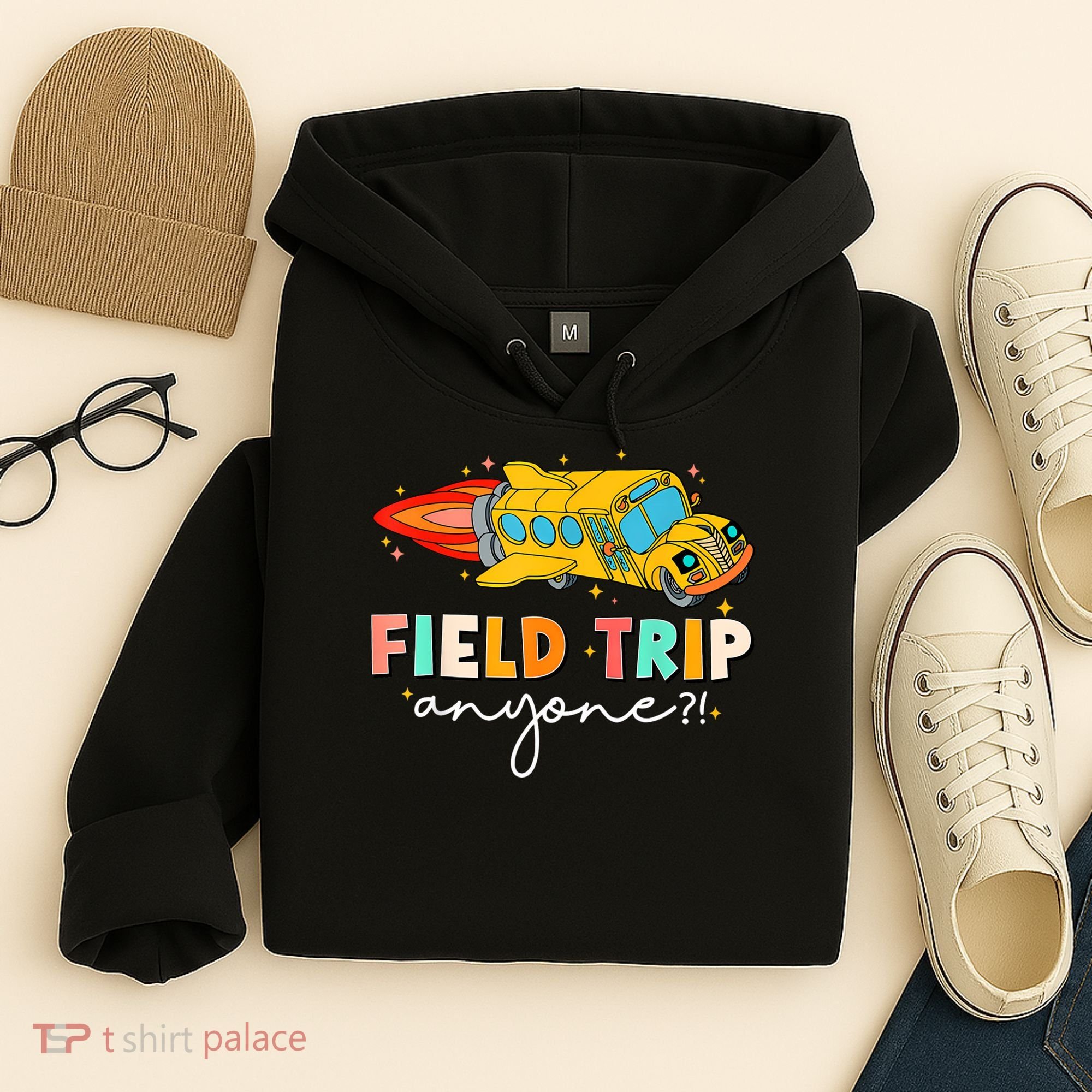 Field Trip Anyone Field Day Teachers Hoodie