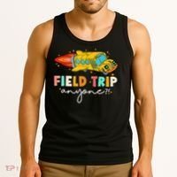Field Trip Anyone Field Day Teachers Tank Top thumb 3