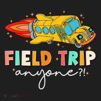 Field Trip Anyone Field Day Teachers Golf Towel thumb 3