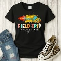 Field Trip Anyone Field Day Teachers Women's T-Shirt thumb 3