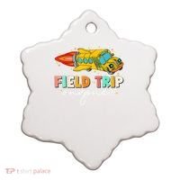 Field Trip Anyone Field Day Teachers Ceramic Ornament thumb 0