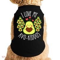 Funny Teacher Avocado Valentine's Day Cute Retro Doggie Tank thumb 0