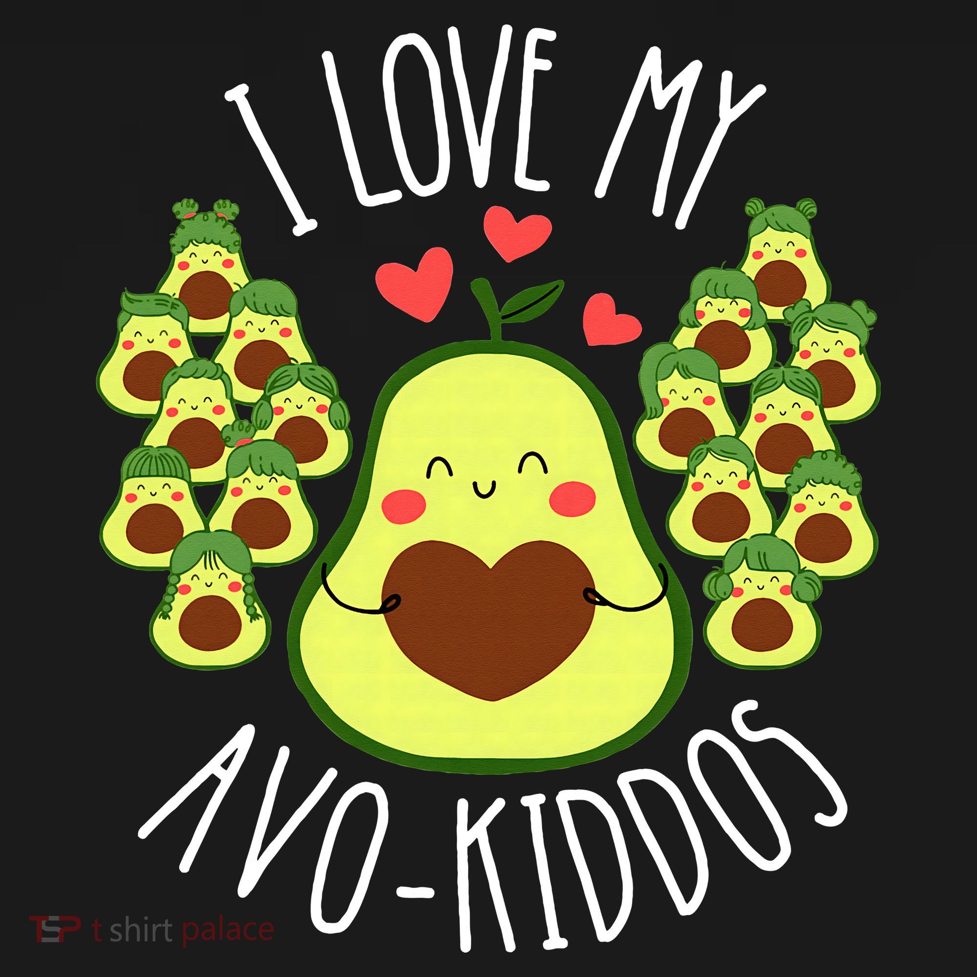 Funny Teacher Avocado Valentine's Day Cute Retro Long Sleeve Shirt