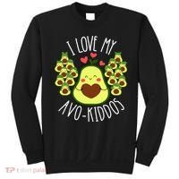 Funny Teacher Avocado Valentine's Day Cute Retro Sweatshirt thumb 0