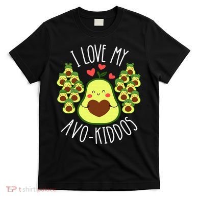 Funny Teacher Avocado Valentine's Day Cute Retro T-Shirt