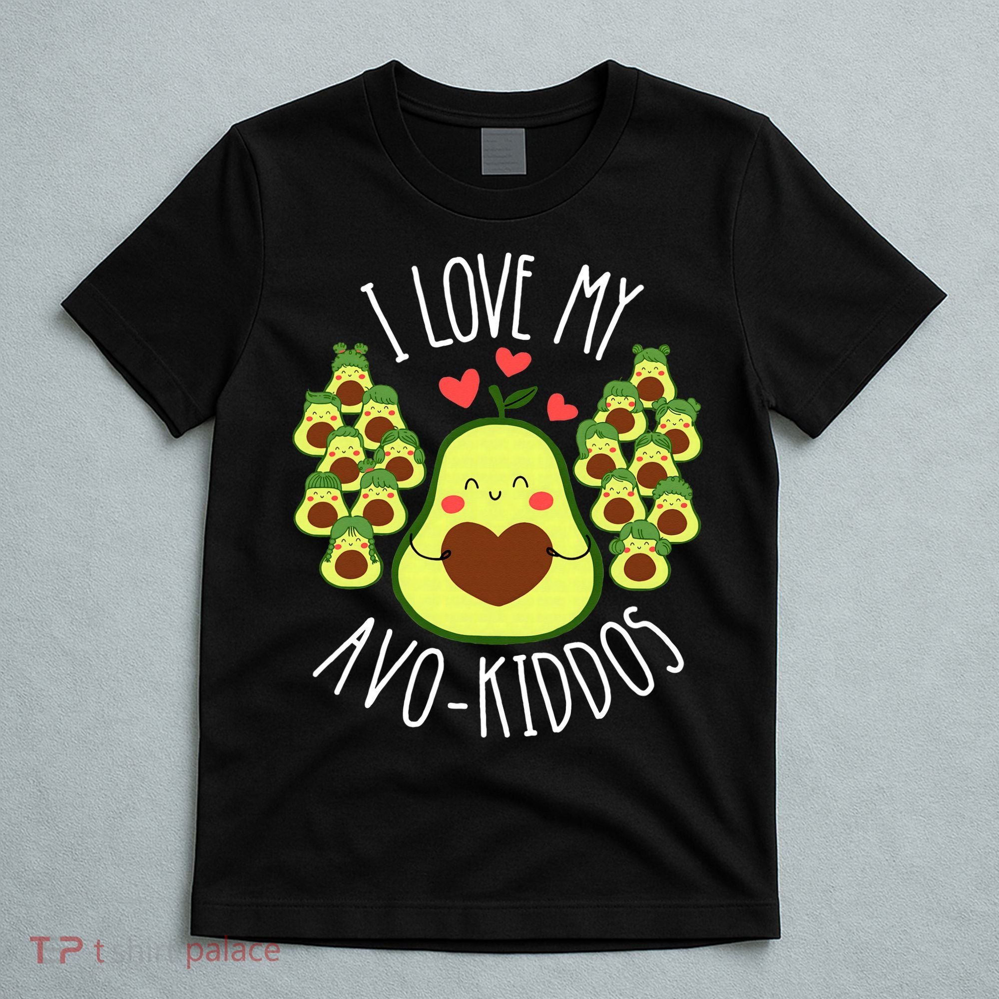 Funny Teacher Avocado Valentine's Day Cute Retro T-Shirt