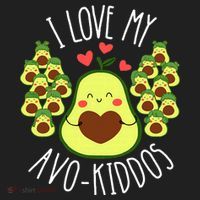 Funny Teacher Avocado Valentine's Day Cute Retro Beanie thumb 2