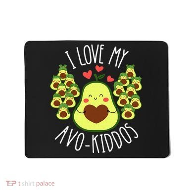 Funny Teacher Avocado Valentine's Day Cute Retro Mousepad