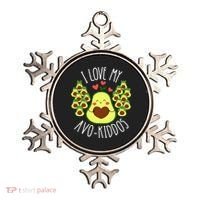 Funny Teacher Avocado Valentine's Day Cute Retro Ornament thumb 0