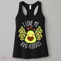 Funny Teacher Avocado Valentine's Day Cute Retro Women's Tank Top thumb 3