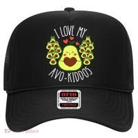 Funny Teacher Avocado Valentine's Day Cute Retro Hat thumb 0