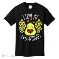 Funny Teacher Avocado Valentine's Day Cute Retro Kids T-Shirt thumb 0