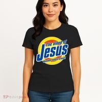 Funny The Blood Of Jesus Washes Souls Clean Detergent Women's T-Shirt thumb 4