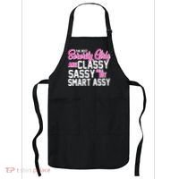 Funny The Best Sorority Girls Are Classy Sassy and bit Smart Assy Apron thumb 0