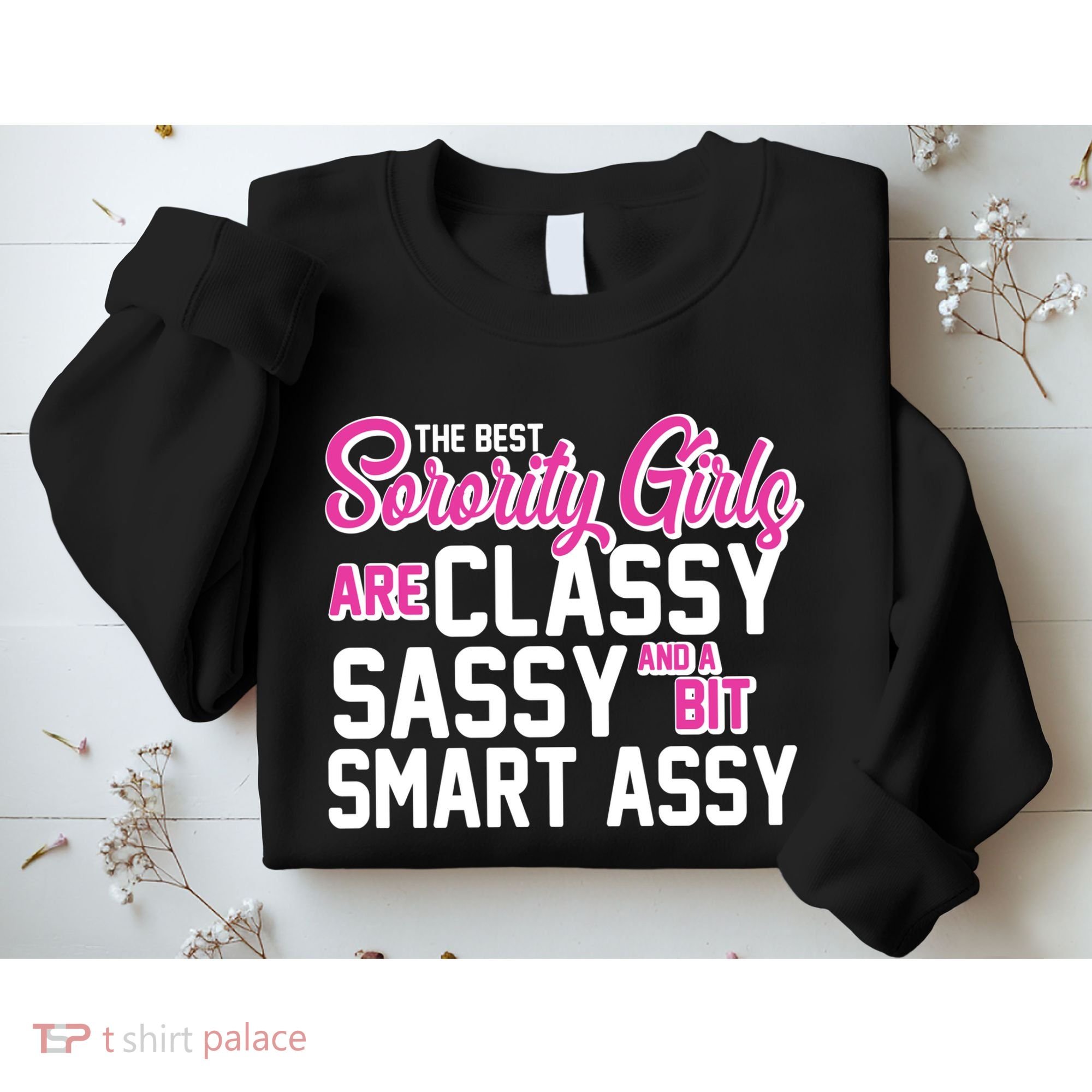 Funny The Best Sorority Girls Are Classy Sassy and bit Smart Assy Sweatshirt