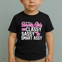 Funny The Best Sorority Girls Are Classy Sassy and bit Smart Assy Toddler T-Shirt thumb 2